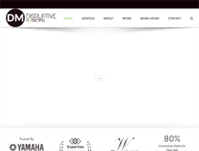 Tablet Screenshot of disruptivedigitalmarketing.com